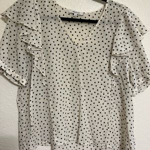 Madewell Polka Dot Top